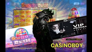 全カジノデータを基にSuger Rush 完全攻略版！$0.60のBONUS買いが、まさかの74R継続！円安の今、何処で何を打つのかで違う運用益！