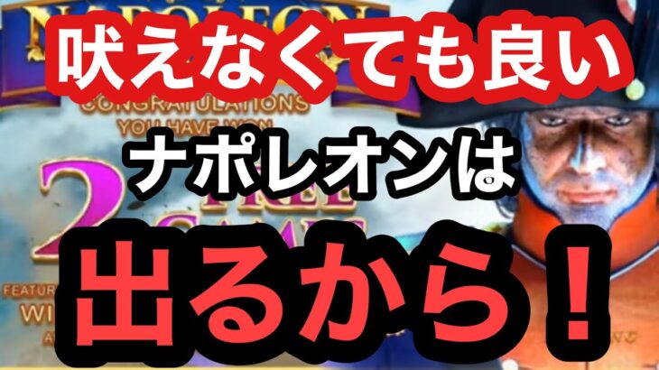 【うみうみカジノ】ナポレオン4ドルスピン、吠えなくても出るからいいんだこいつは【オンラインカジノ】