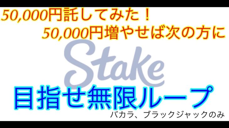 5万円託してみた！【ステークカジノ】113